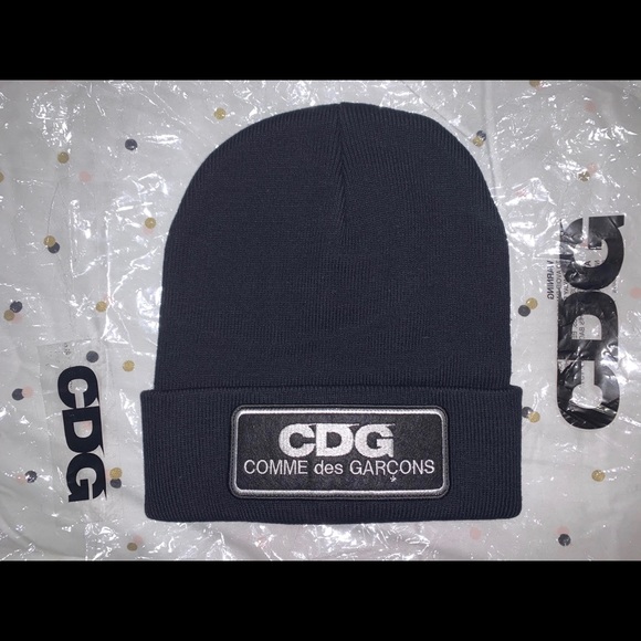 comme des garcons beanie hat